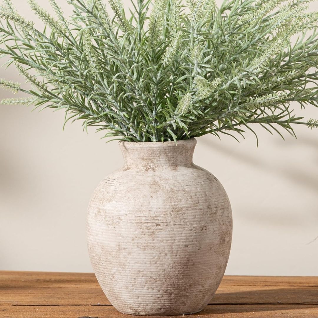 Svenja – Dekorative Keramik-Vase im rustikalen Vintage-Design