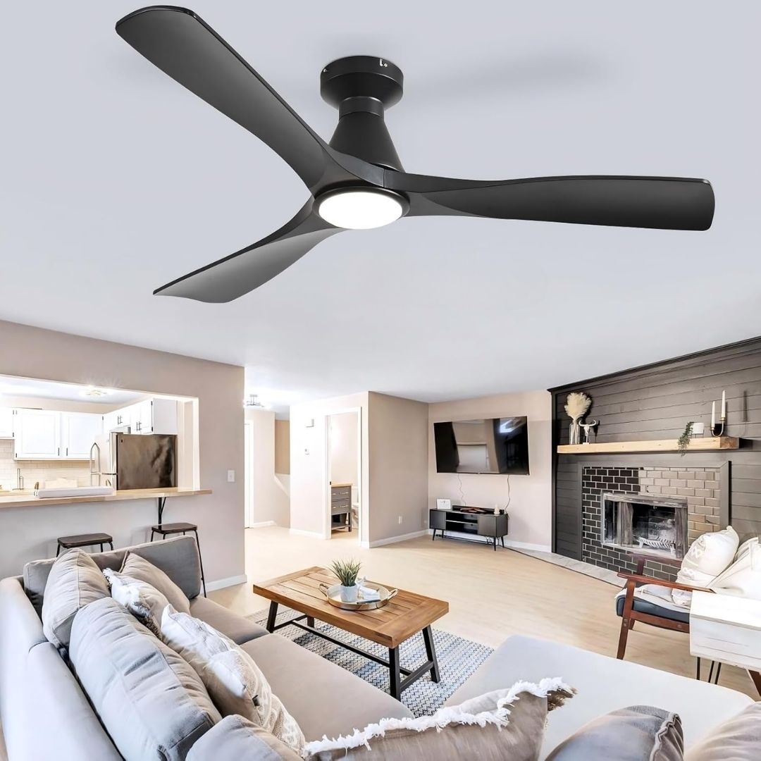 Malte – Moderner Deckenventilator mit integrierter LED-Beleuchtung